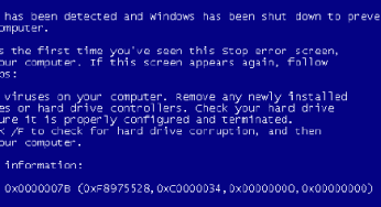Stop : 0x0000007B Hatası Çözüm Yöntemi