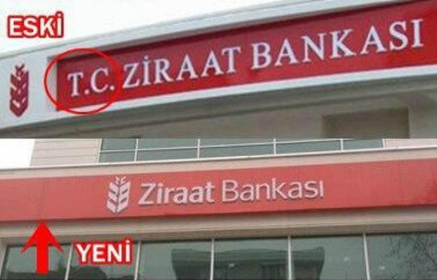 Ziraat Bankasi TC kaldirildi