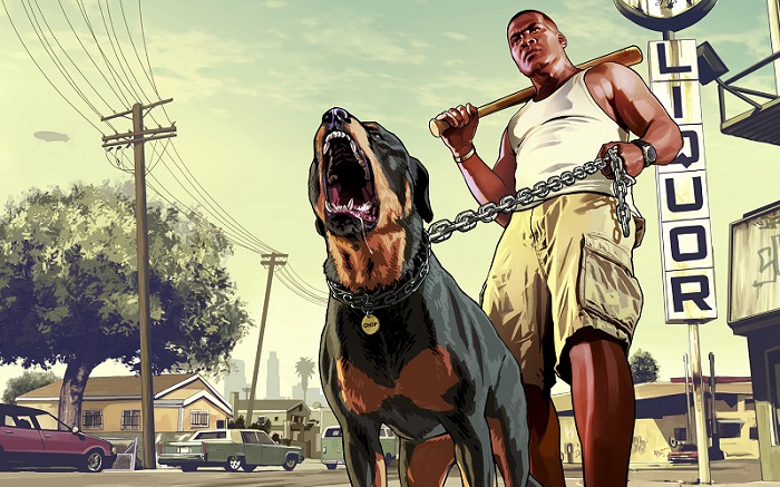 gta V franklins dog