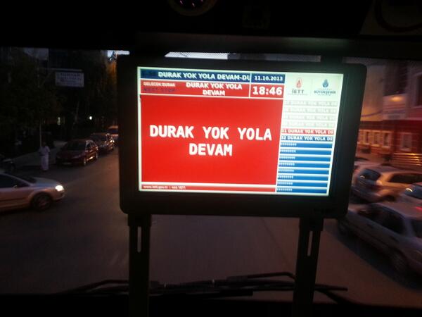 durak yok yola devam