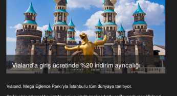 Mastercard’lılara Vialand’da %20 İndirim!