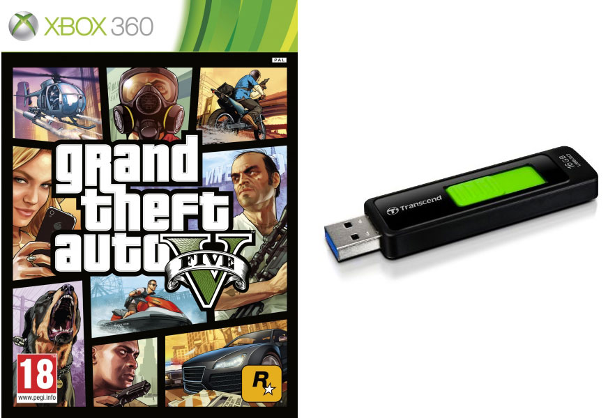 GTA 5 xbox 360 usb flash bellek