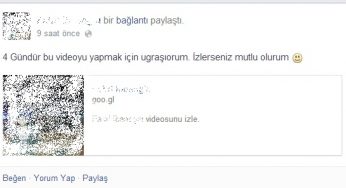 Videomu İzlerseniz Mutlu Olurum -Facebook Virüsleri