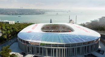 Beşiktaş’ın Yeni Stadyumunun İnşaatından Görüntüler