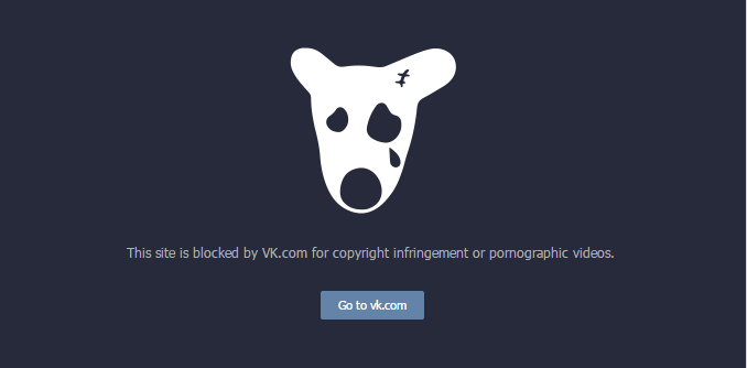 vk this site is blocked