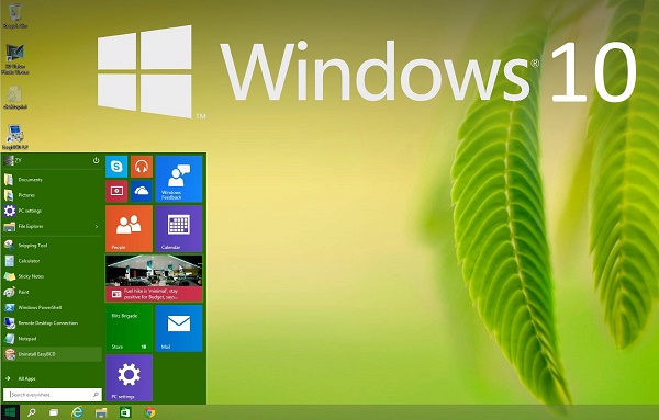 windows 10 dan donus