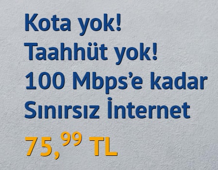 Türknet’ten İnternet Paketlerine Zam